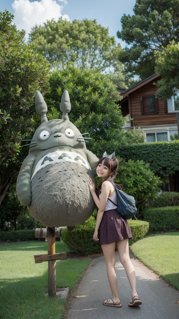 TentacleHorrorAI Ancient Town TOTORO hot girl