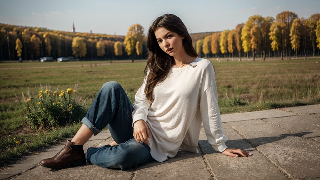Russia. model.  Casual. 