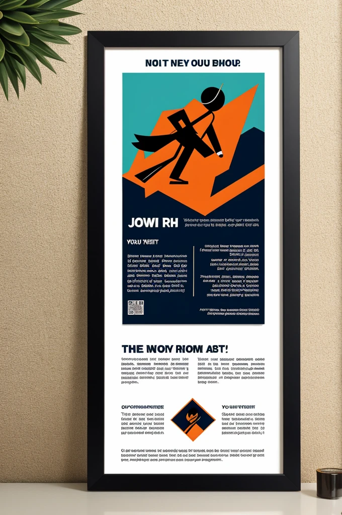Design a flyer with a frame