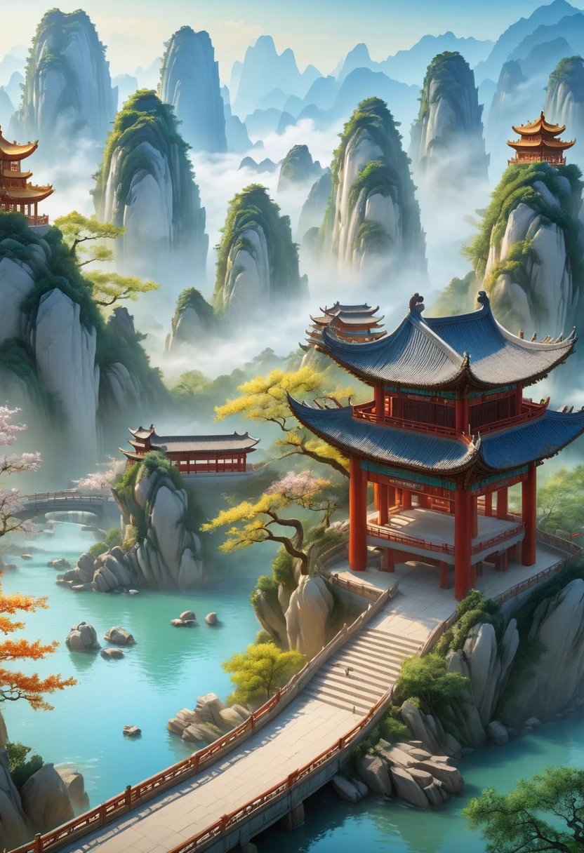 Hand-drawn， Hangzhou Background, Westlake，Asian Stadium， athlete， masterpiece， Super Detail， A magnificent composition， Hyper HD， high quality， Very detailed， Official Art， unity 8k wallpaper， Super Detail， 32k -- V 6