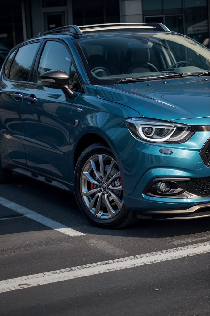 1 fiat marea weekend car, detailed exterior, cinzagrey color, photorealistic,highly detailed, 8k, hyperrealistic, intricate details, studio lighting, HDR, dynamic composition, dramatic lighting, realistic reflections, glossy paint, realistic textures, cinematic atmosphere