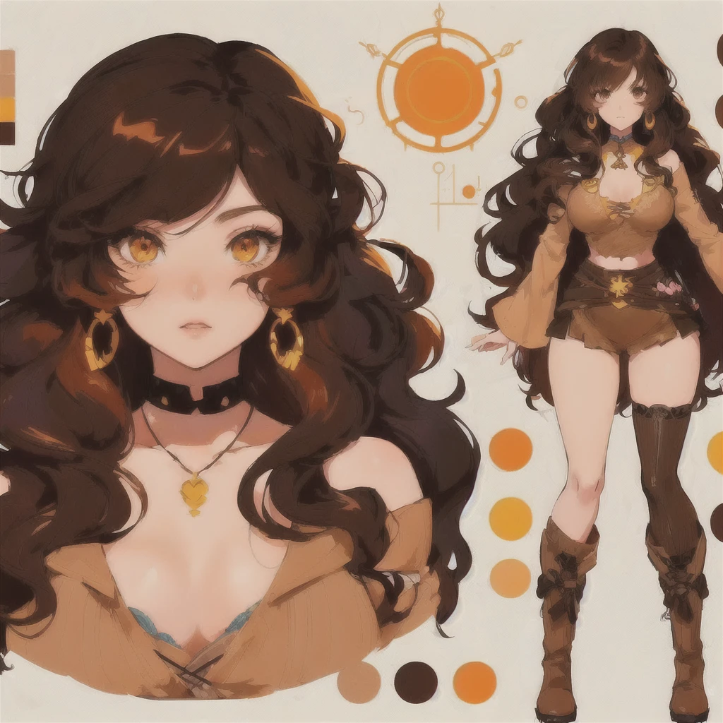 anime girl with long hair and brown outfit with brown boots, adoptable character, detailed anime character art, adoptable full body, boho chic | | very anime!!!, anime design of character, pretty anime design of character, cute art style, anime character art, anime style character, [ design of character ], fullbody commission for, design of character art, full body design of character