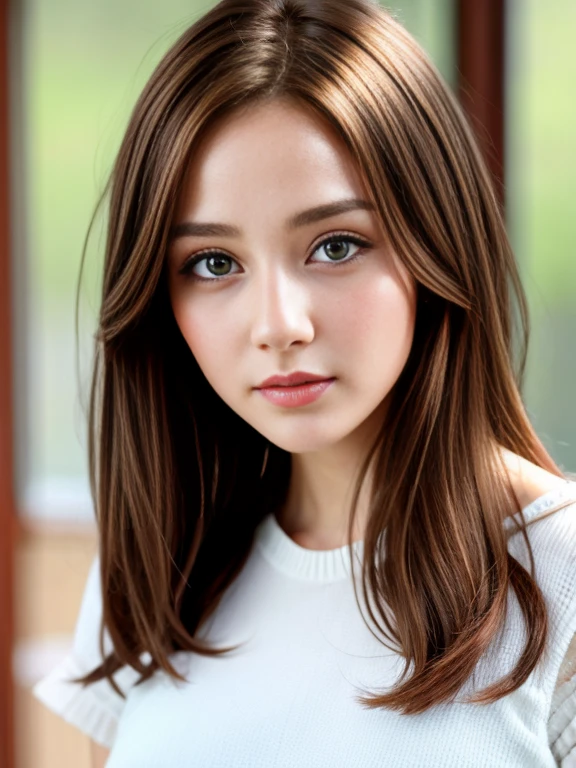 teapot、full bodyesbian、bustup、photo of a Young girl、model shoot tyle、brown haired、shorth hair、(Look at viewers:1.2)、(Detailed pupils:1.3)、(natural soft light)、(Enchanting)、 [:(film grains、25mm、f / 1,2、DoF、bokeh dof、Beautiful face、super-detaild skin、Perfect glowing eyes、skin pore、Soft hair、Muscle tone and definition、Stitching of the fabric、Fabric texture、wood grain、Stone texture、Well-defined pupils、Prominent marginal rings、 High contrast eyes、Detailed features:0.7):0.7]