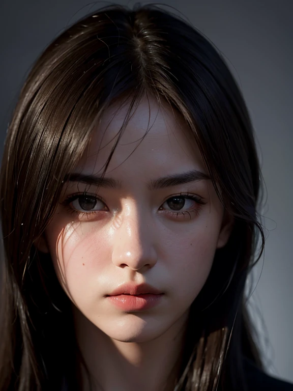 Best quality, masterpiece, ultra high res, (photorealistic:1.4), raw photo, 1girl, in the dark, deep shadow, low key, cold light