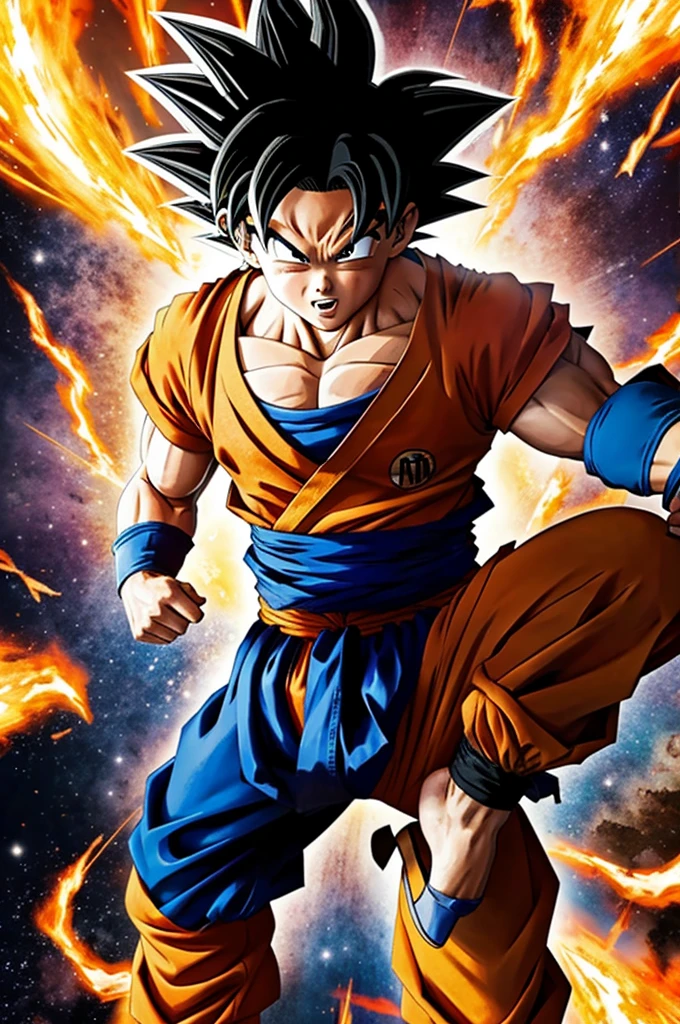Make a picture of Goku
