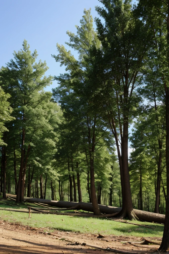 fell trees