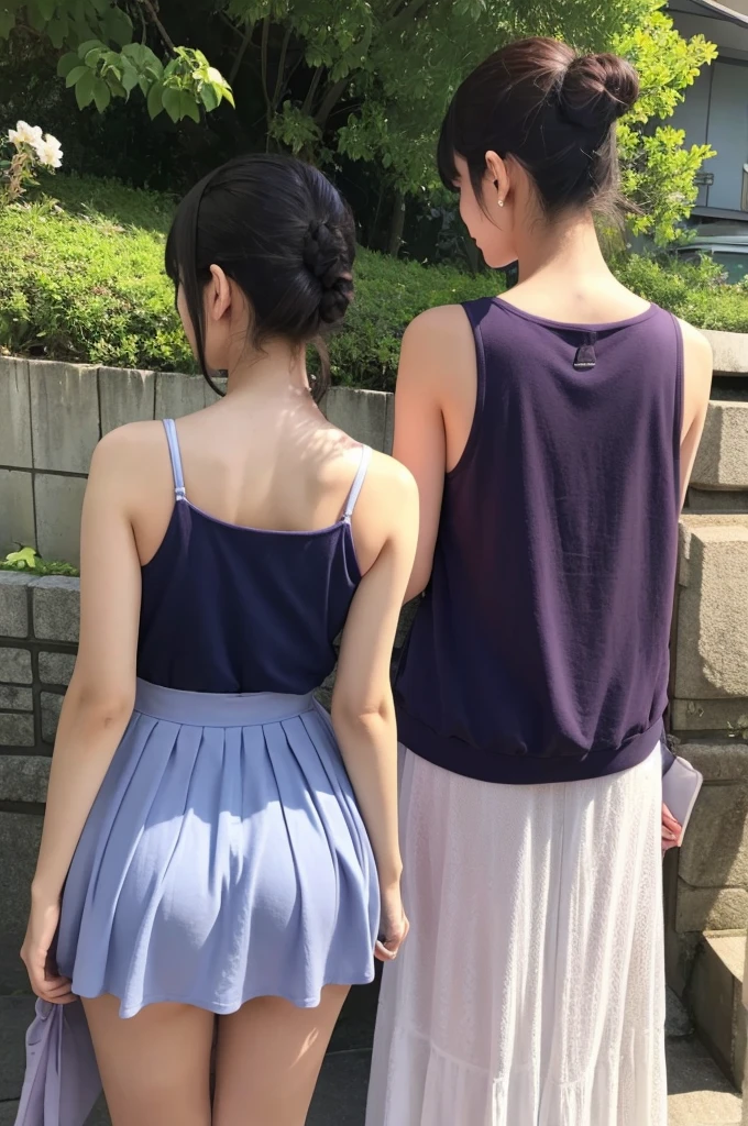 masterpiece、high quality、Japanese、18-year-old、cute、one piece、Back view