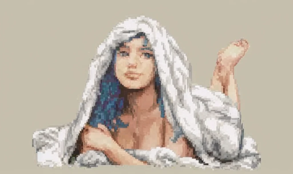 Make this image to this digital, just like she is