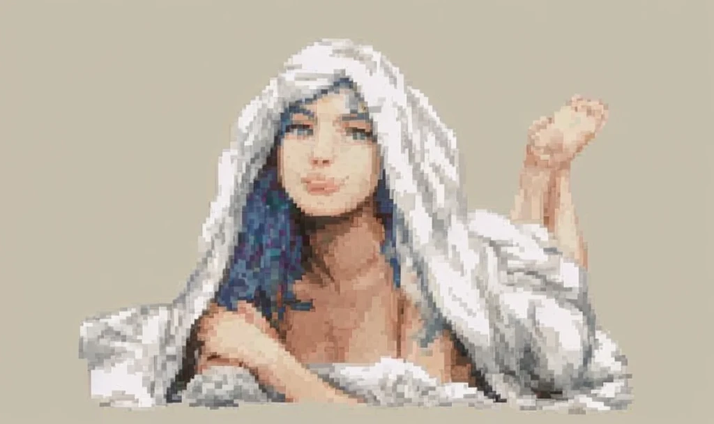 Make this image to this digital, just like she is