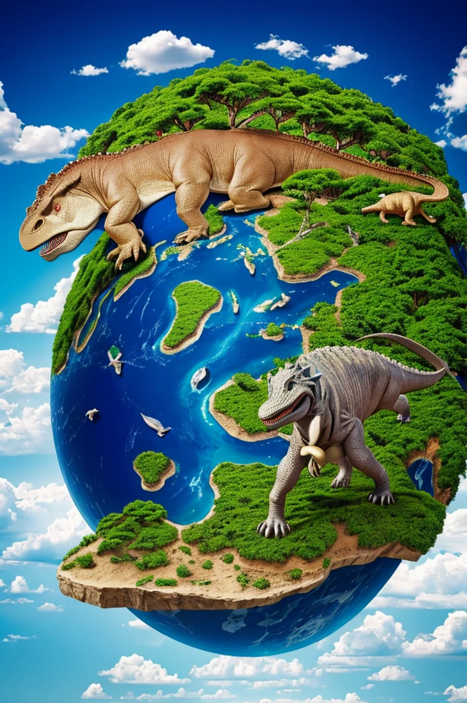A world with dinosaurs