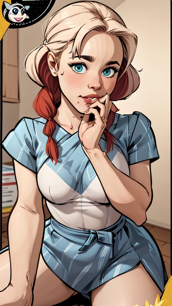 Compensation! Here is the revised and cleaner text:
--- Character: Charming Penelope Description: Cartoon image of a woman. cartoon style illustration, with highly detailed character design. detailed digital art, showing courage and high quality portrait.
characteristics:
- Portrait character design - Beautiful digital illustration - Comic art - Young girl with braided hair - Beautiful lined eyes - Medium-large bust and wonderful sexy clothes - Expression of sexual desire from waist to head ---