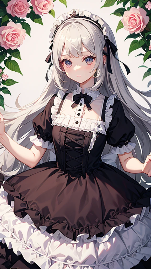 princess dress Lolita Lots of flowers cute