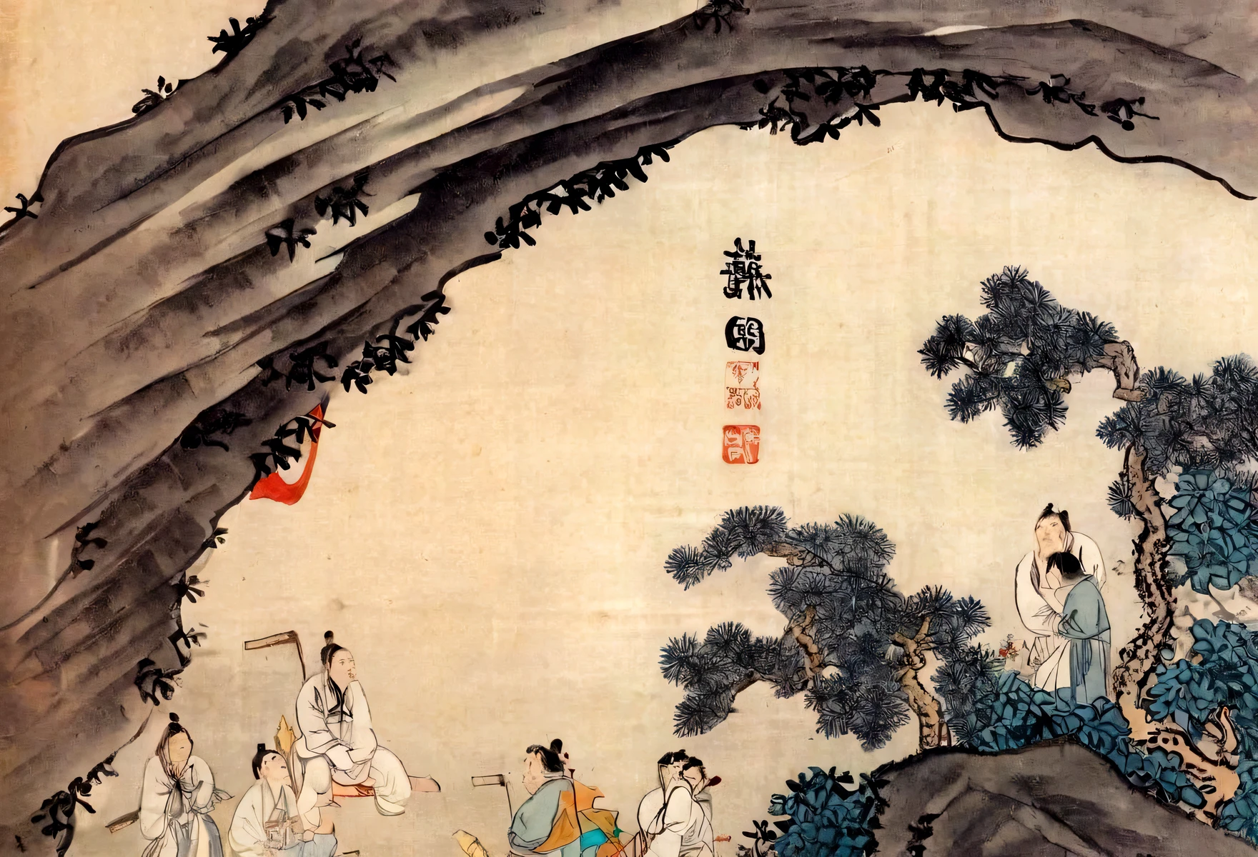 Take off into the fairy world, A chance encounter with Liu Hanshu, He saw his old self, I decided to take him on as my apprentice., Teach them how to protect themselves, But thanks to the Tibetan star charts, He established ties with the Liu family and the Yujian sect., Beginning with the death of Liu Hanshu, Chin Yu embarked on the road of confrontation with a strong enemy, Work Hard, Strengthen yourself, Follow your own path of justice, I want to protect the people I care about too., The three brothers set out, So I set off on a long journey to find a good brother., Chin Yu, Where are Xiao Hei and Hou Fei??(canyon)Climb the street(Doomsday Stream)Eyes full of anger,He clenched his fists,Quickly,Inflicting a fatal blow on the opponent,Full Body Lesbian,Full body male wizard 32K(Masterpiece Canyon Ultra HD)長く流れるようなBlack Hair,Spacious campsite,bloom, The injured lined the streets(canyon)Climb the street, Explosion site(canyon), (Linen Batik Scarf), Angry fighting stance, looking at the ground, Batik Linen Bandana, Chinese style python pattern long sleeved clothing, canyon(Abstract propylene splash:1.2), Dark clouds lightning background,Flour Flies(Realistically:1.4),Black Hair,Flour flying up,Rainbow Background, High resolution, detailed, RAW Photos, sharp, Nikon D850 film stock photo by Jefferies Lee 4 Kodak Portra 400 camera F1.6 shots, Rich colors, Ultra-realistic vivid textures, Dramatic lighting, Unreal Engine Art Station Trends, Cinestia 800,流れるようなBlack Hair,(((Jungle Canyon)))The injured lined the streets(got it)Climb the street,Movie Master Real-Time Quality