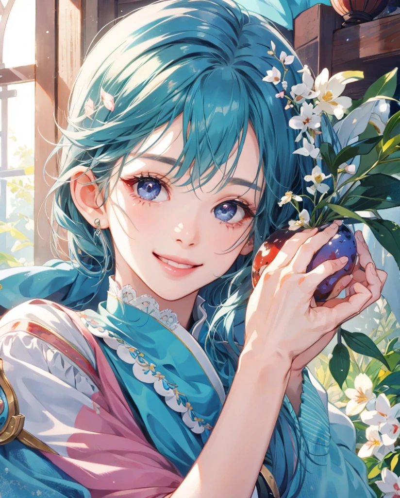 Realistic、pretty girl、Beautiful woman、Beautiful little eyes、Distinctive eyelashes、Beautiful woman、Adorable、
The beauty of a smile