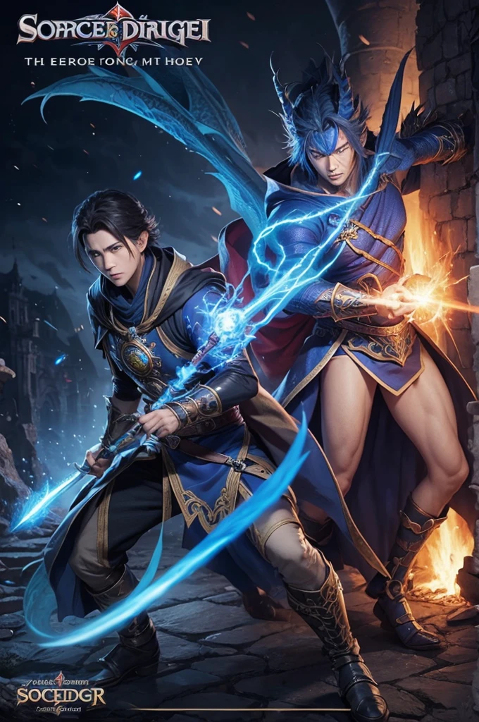 Sorcerer man lineage blue dragon RPG