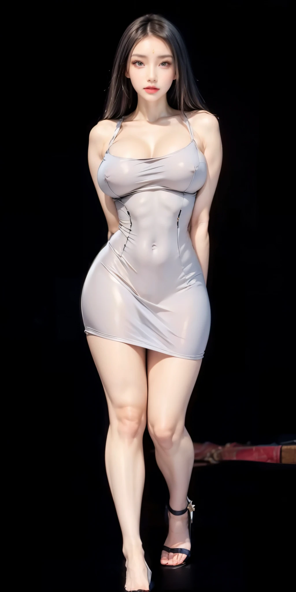 realistic, 1gril, per HD, 12k, wearing Allstars shoes, slim body, rather big body, six pack body, big round breasts, no clothes, beautiful breasts, looking at the camera, sitting on the sofa, long black hair, facial details, detailed person, body details, clothing details, hair details, body details, body details, breast details, vagina details, clothes, eye details, sweat details, water details, pose (knees bent and legs wide apart) whole body