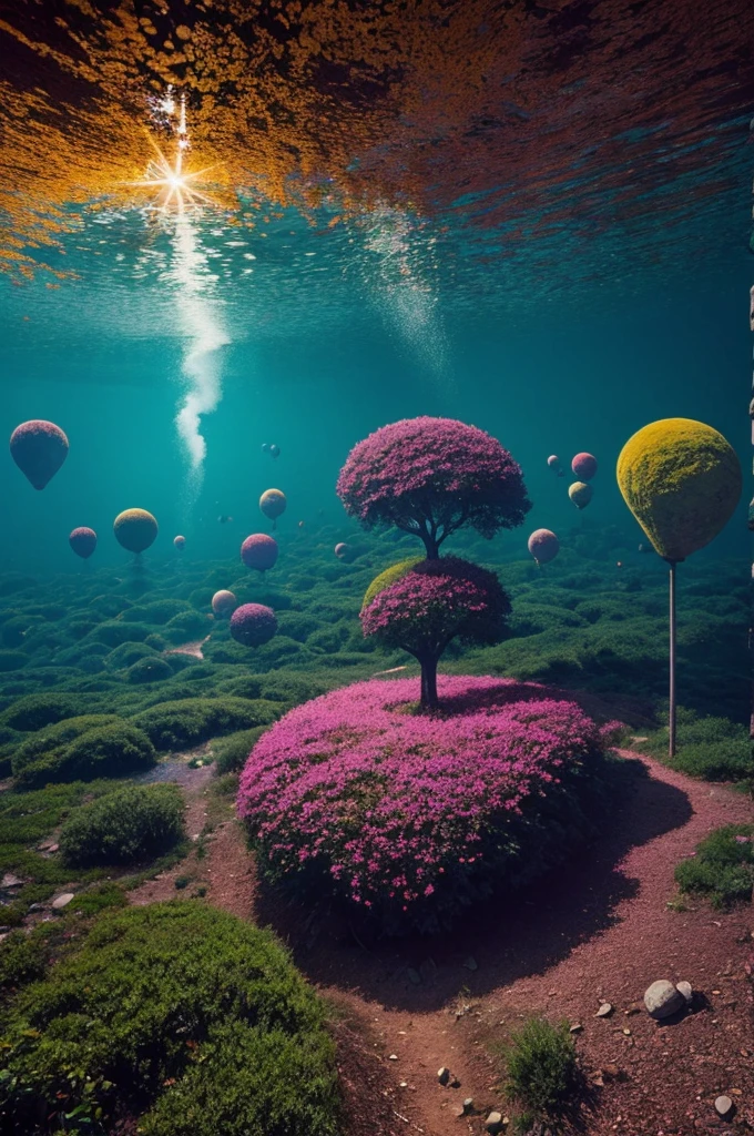 Hallucinatory image of the month of August