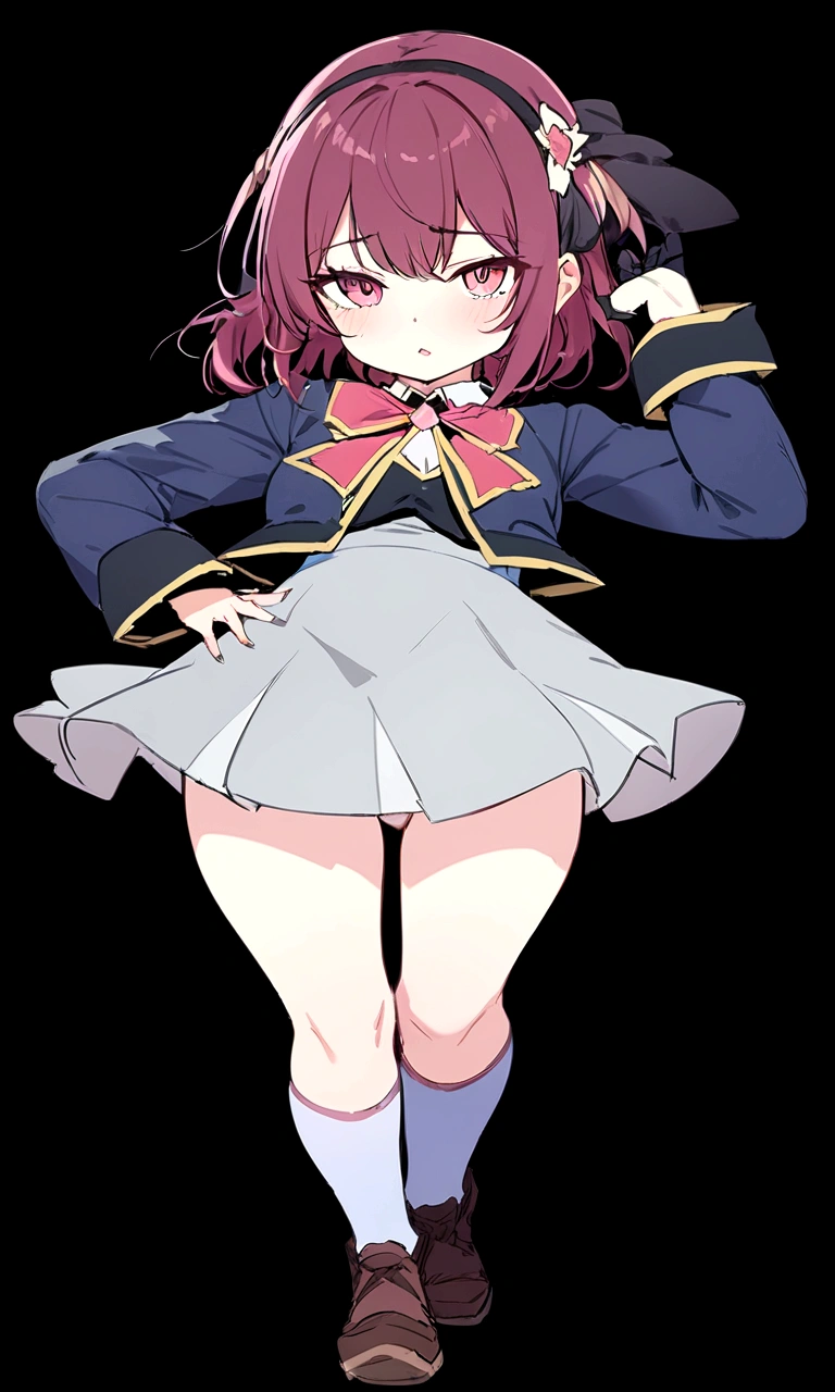 (masterpiece, best quality, ultra detailed) standing, looking at viewer, soft background