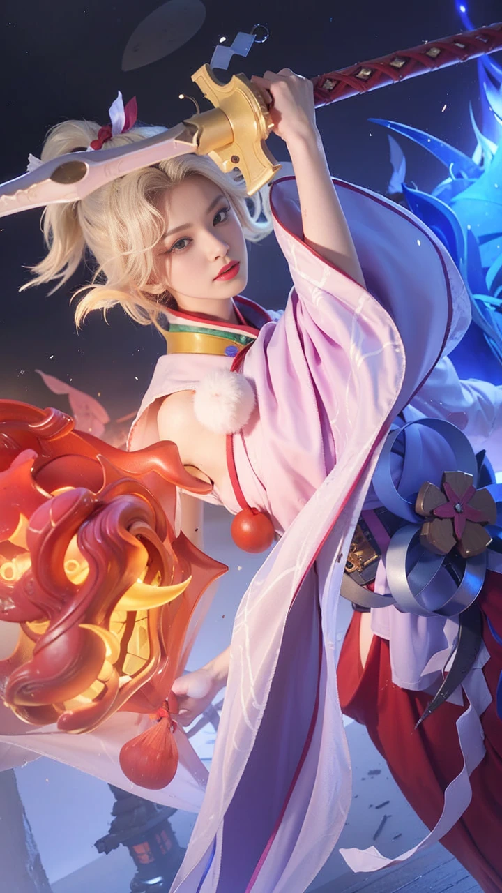 a close up of a 4 girls ,pink hair , big booobs , shadowbringers cinematic, 4 k detail fantasy, a beautiful fantasy empress, game cg, xianxia fantasy, xianxia hero, 2. 5 d cgi anime fantasy artwork, cinematic goddess close shot, ruan jia and artgerm, wow 4 k detail fantasy, hyperdetailed fantasy character