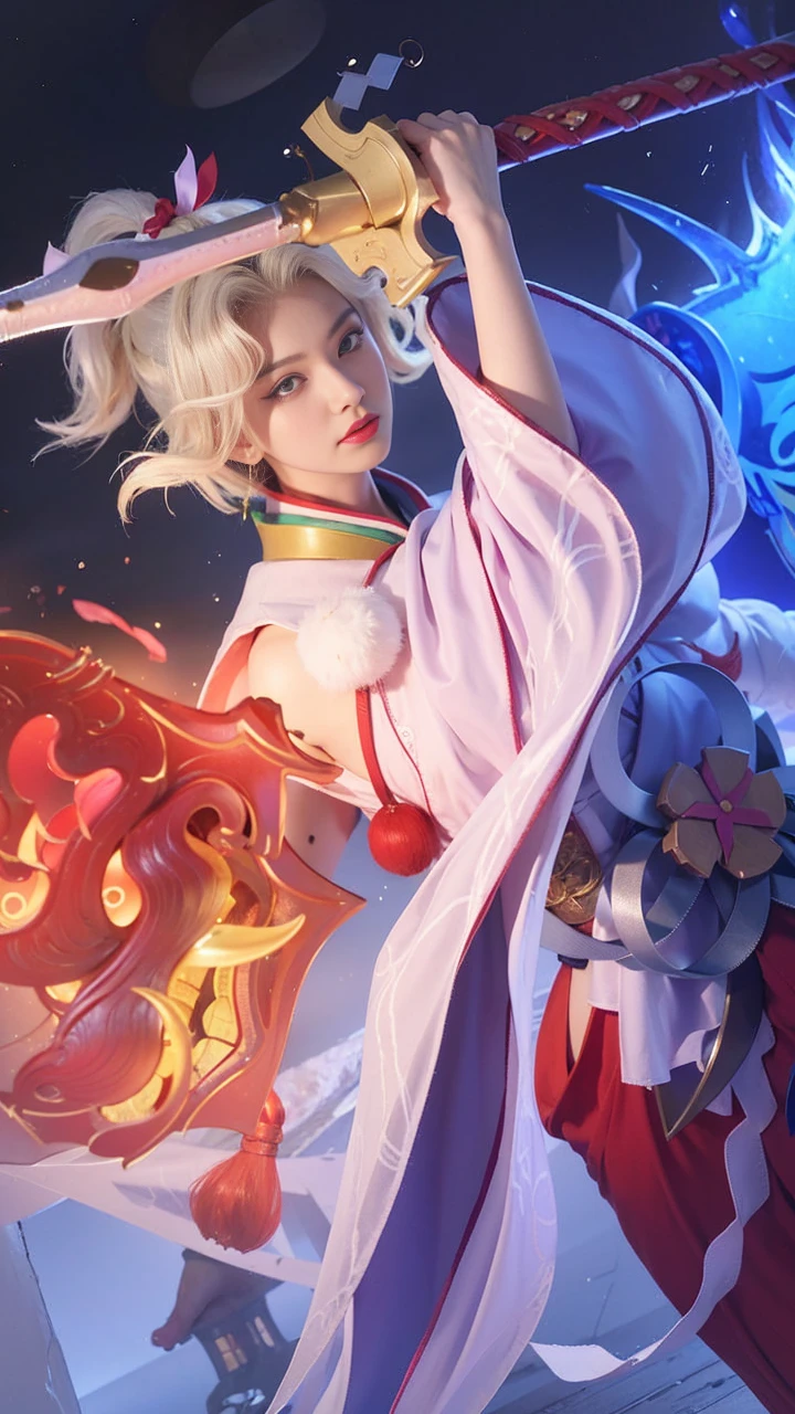 a close up of a 4 girls  ,pink hair , big booobs ,  shadowbringers cinematic, 4 k detail fantasy, a beautiful fantasy empress, game cg, xianxia fantasy, xianxia hero, 2. 5 d cgi anime fantasy artwork, cinematic goddess close shot, ruan jia and artgerm, wow 4 k detail fantasy, hyperdetailed fantasy character