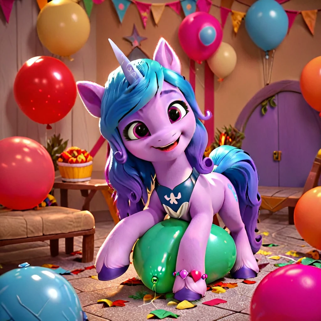 score_9, score_8_up, score_7_up, score_6_up, score_5_up, score_4_up,
female, Izzy Moonbow, solo, looner, nonpop, balloon nonpop, detailed background, party, selfie, fanservice, plot, balloon fetish, balloon support, 3d, hd, 4k, solo,
safe, rating safe,
spread legs, plot, blowing up balloons, balloon blowing, wide hips, arched back, overinflated balloon, tight balloon, necked balloon, translucent balloon, white star print on balloon, balloon inflation, bouncing, squeaking, noisy, loud,
My Little Pony: Make Your Mark, My Little Pony: A New Generation, cinematic, dynamic angle, depth of field, bloom, subsurface scattering