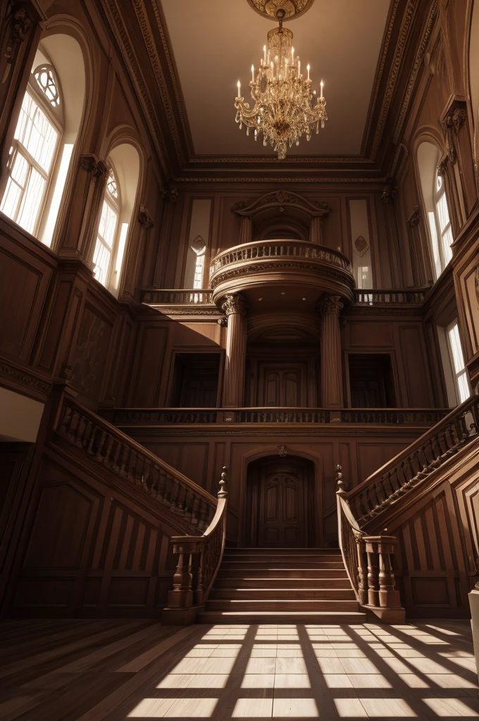 Scary multi-story mansion