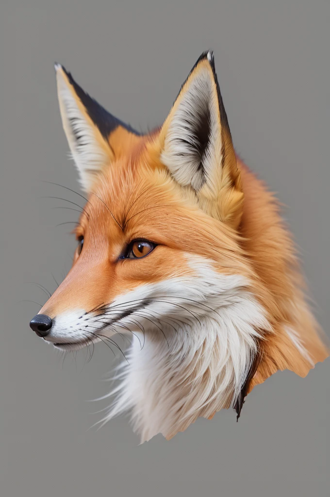 2D drawing of a fox who likes biology