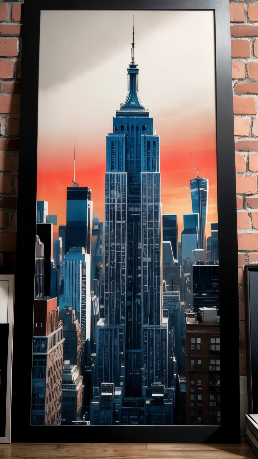 Create a graffiti-style painting. de nova york, in high resolution, for printing, with many different colors and smoky effect around 
