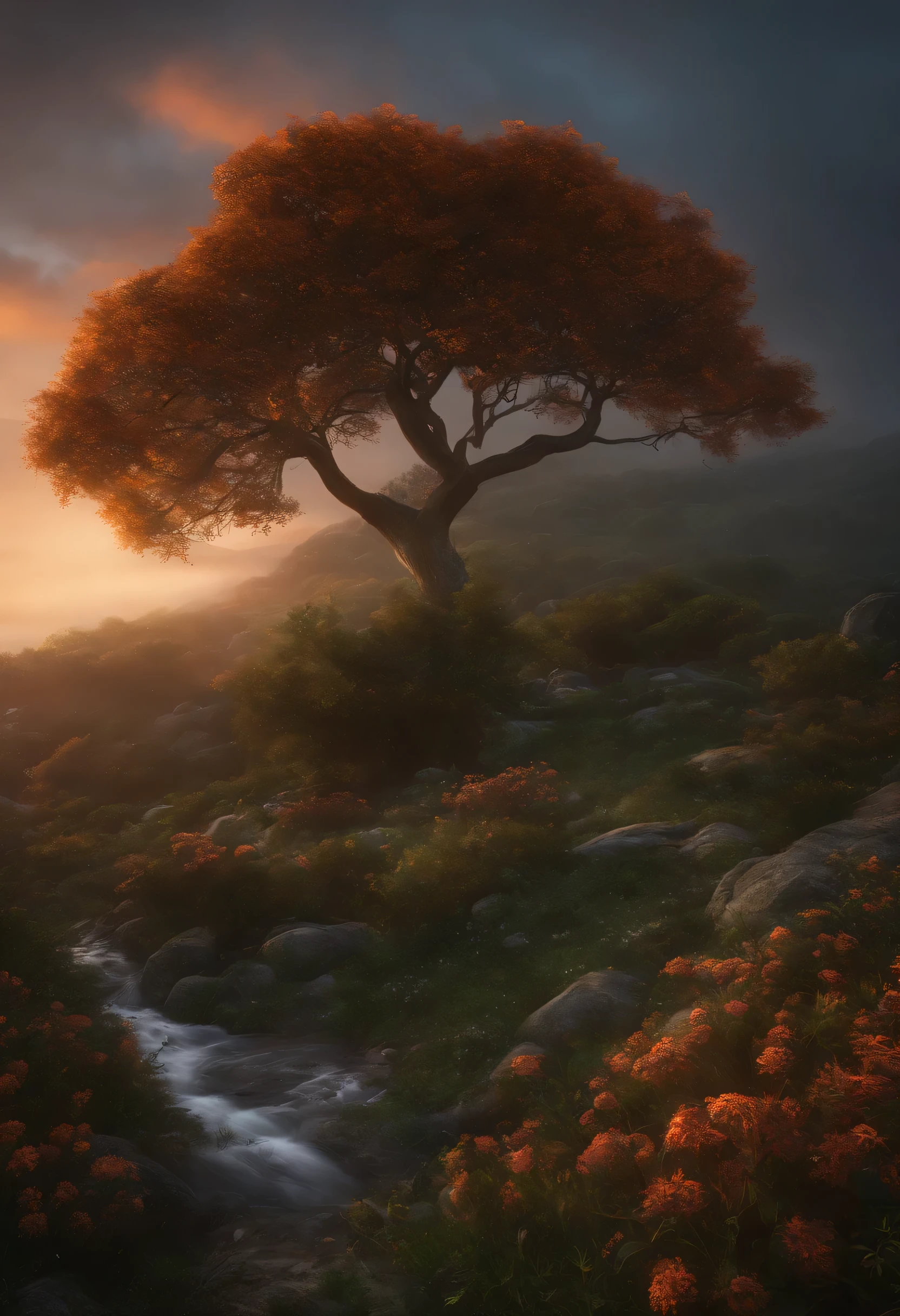 father and sons, natta, flowers, naturey, out, 8K, detailed matte painting, deep color, awesome, details Intricate, splashscreen, colors complementary, fantasy concept art, 8K resolution trending on Artstation Unreal Engine 5", golden hair, caucasiano, blue colored eyes, Italy