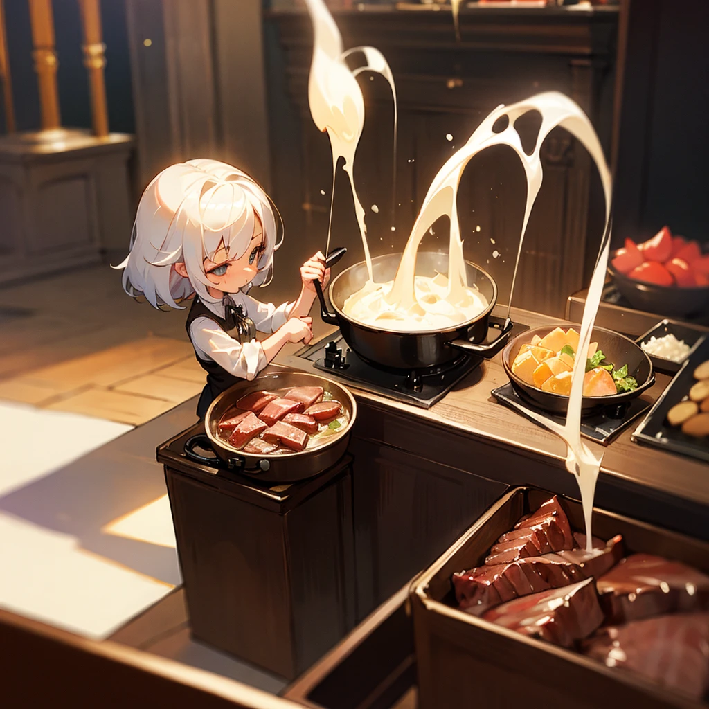 Different world　Fantasy　cooking　Item image　restaurant　steak　Looks delicious　cute