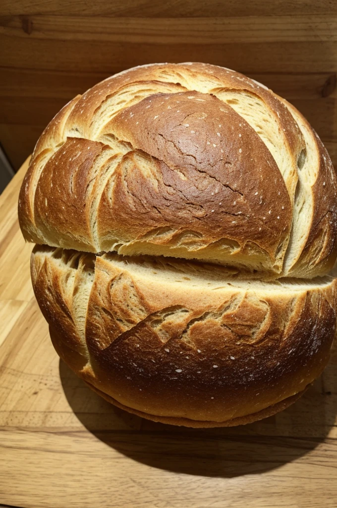 A bread to eat, with arms and legs, and that it is running