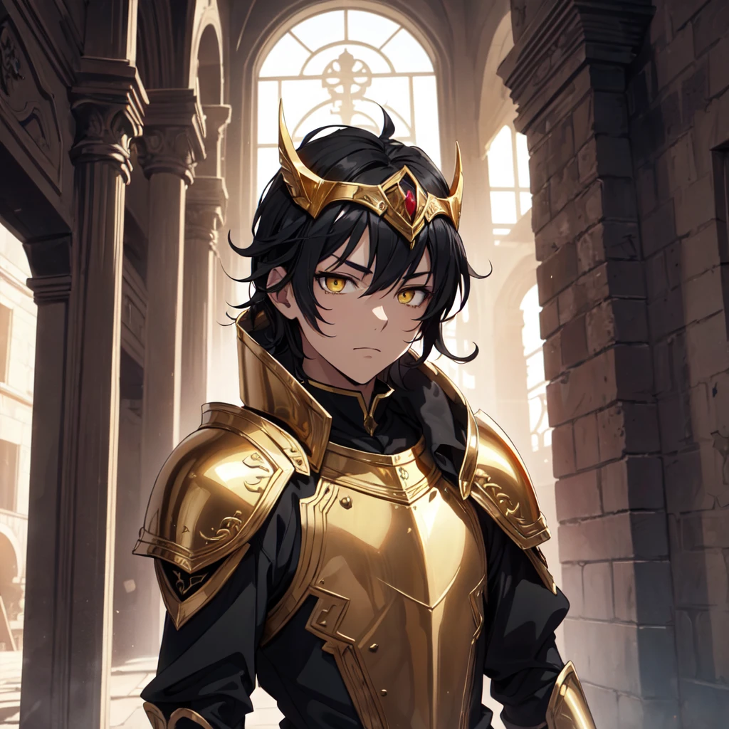 128K Ultra High Definition,
128K Ultra High Quality,
128K Ultra High Resolution,
Best Definition,
Best Quality,
Best Resolution,
Perfectly Detailed,
Perfectly Designed,
Extremely Detailed,
Extremely Designed,
Hyper Detailed,
Hyper Definition,
Hyper Quality,
Hyper Resolution,
Masterpiece,
(((Anime))),
Body Shot,
(((Boy))),
Handsome,
Muscular Body,
(((Black Mid Hair))),
(((Yellow Eyes))),
(((Gold Warlord Armor))),
(((Inside Of Medieval Royal Palace Background Scenery))),