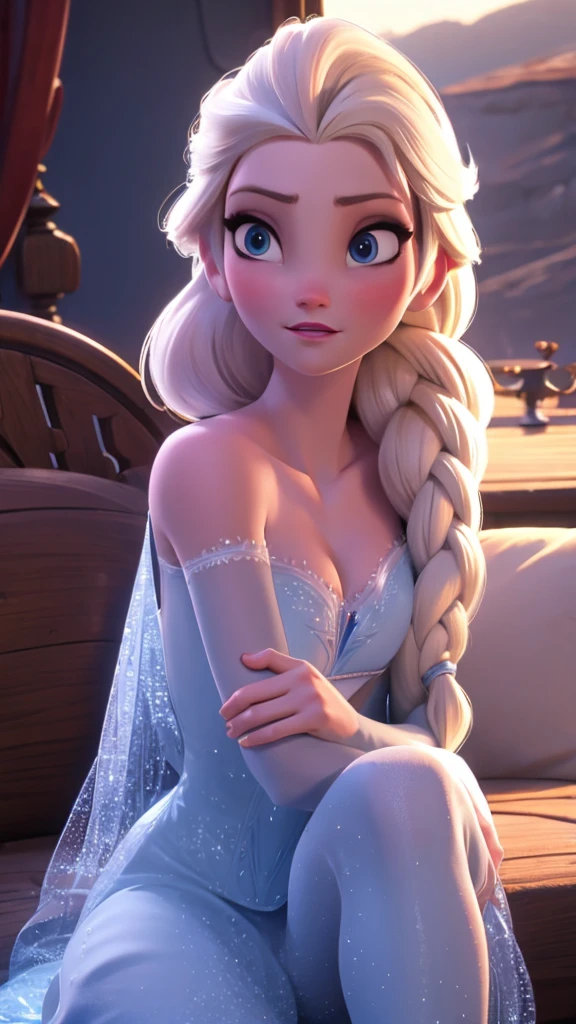 Elsa as a porn star