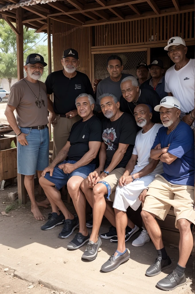 Old niggas, cosmes, baianos and rascals together