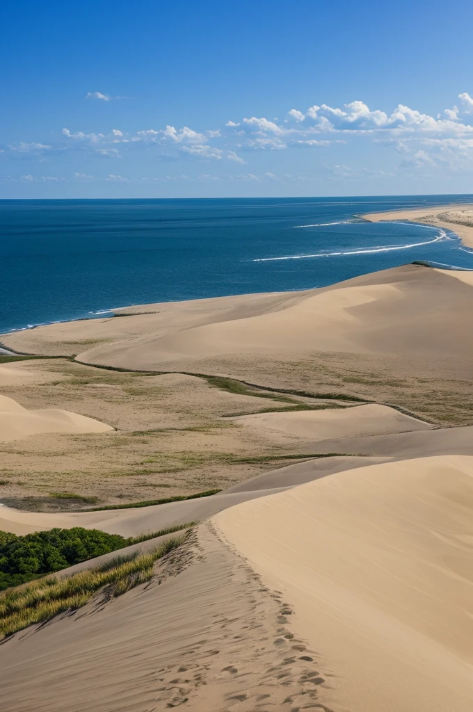 Sand dunes on the outterbanks of North Carolina.