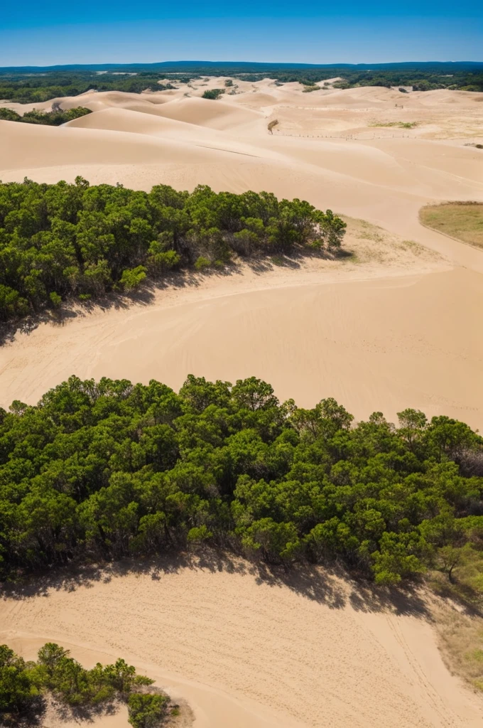 Sand dunes on the outterbanks of North Carolina.