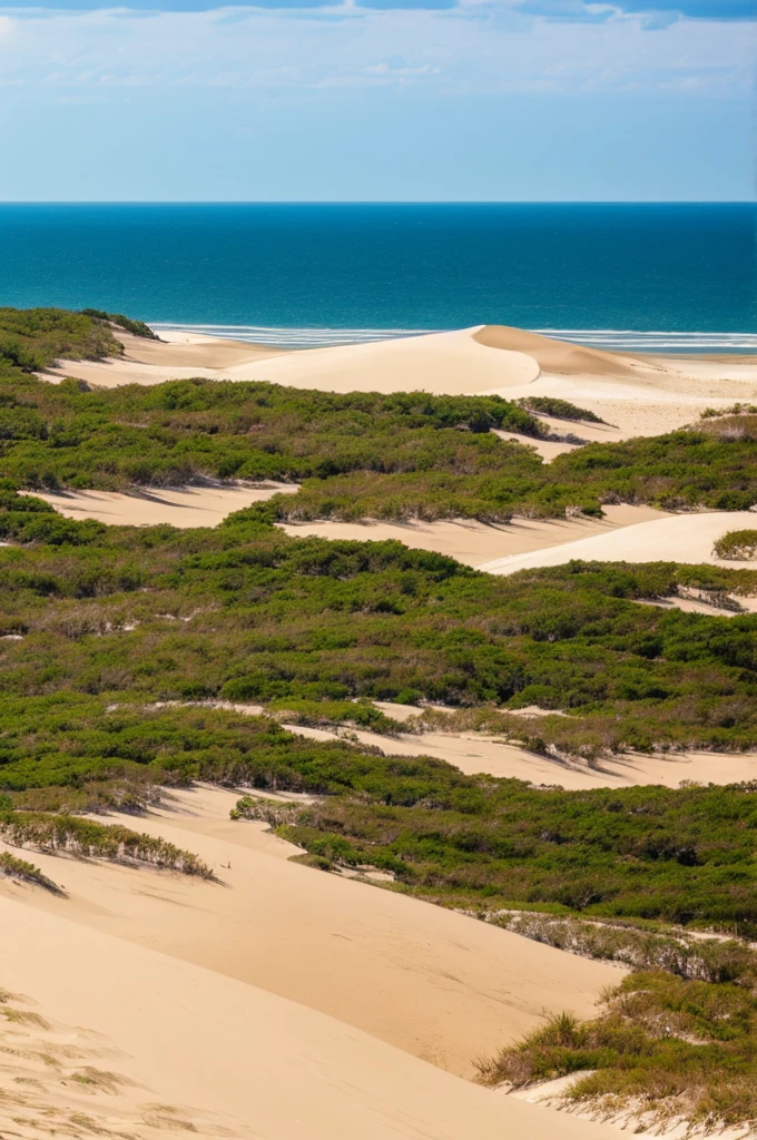Sand dunes on the outterbanks of North Carolina.