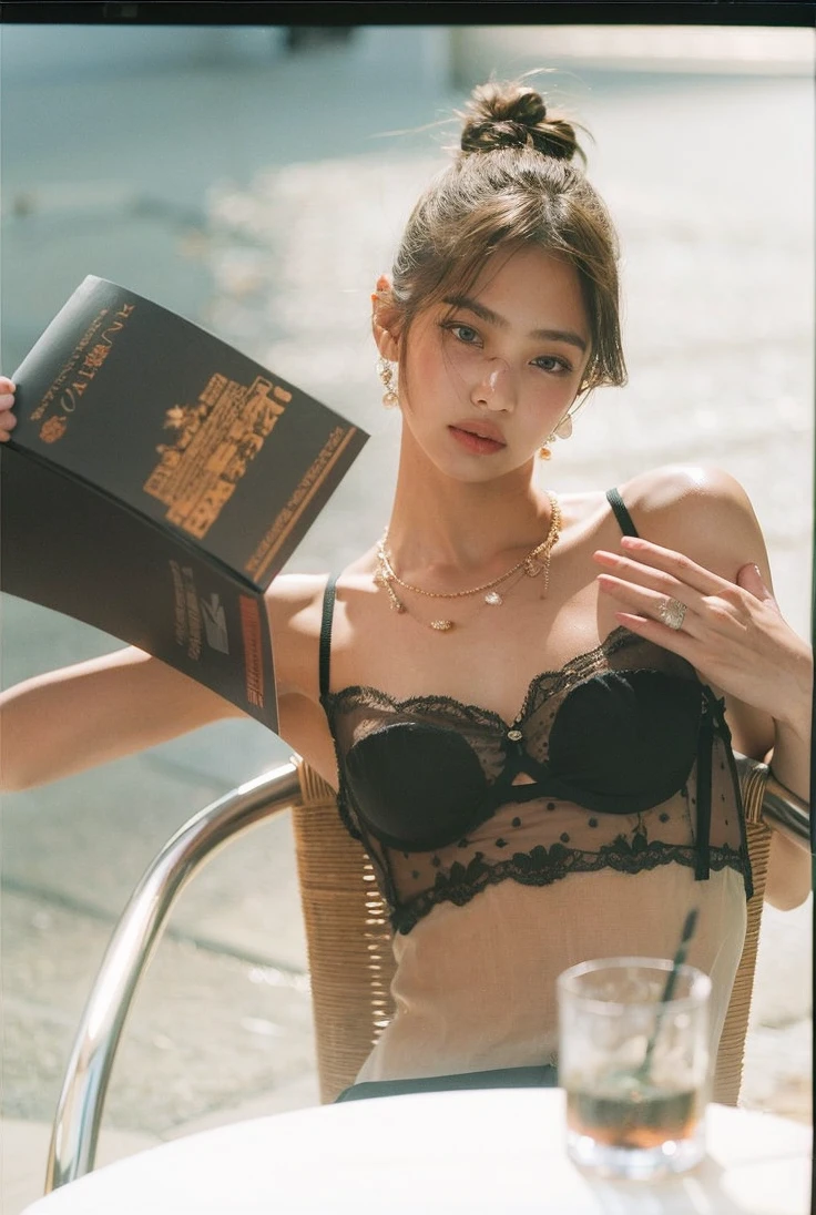 blonde woman with a messy bun in a pink dress, 18 years, 19 year old girl, cabello rubio y ojos grandes, Lalisa Manobal, cara perfecta ), years old, 22 years, 🤤 girl portrait, sin maquillaje, she is about 2 0 years old, she is about 20 years old