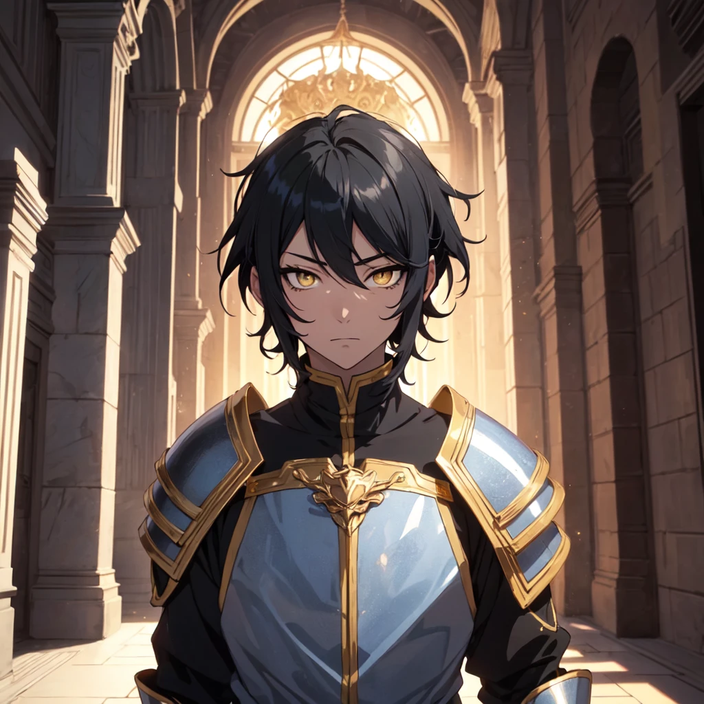128K Ultra High Definition,
128K Ultra High Quality,
128K Ultra High Resolution,
Best Definition,
Best Quality,
Best Resolution,
Perfectly Detailed,
Perfectly Designed,
Extremely Detailed,
Extremely Designed,
Hyper Detailed,
Hyper Definition,
Hyper Quality,
Hyper Resolution,
Masterpiece,
(((Anime))),
Body Shot,
(((Boy))),
Handsome,
Muscular Body,
(((Black Mid Hair))),
(((Yellow Eyes))),
(((Gold Warlord Armor))),
(((Inside Of Medieval Royal Palace Background Scenery))),