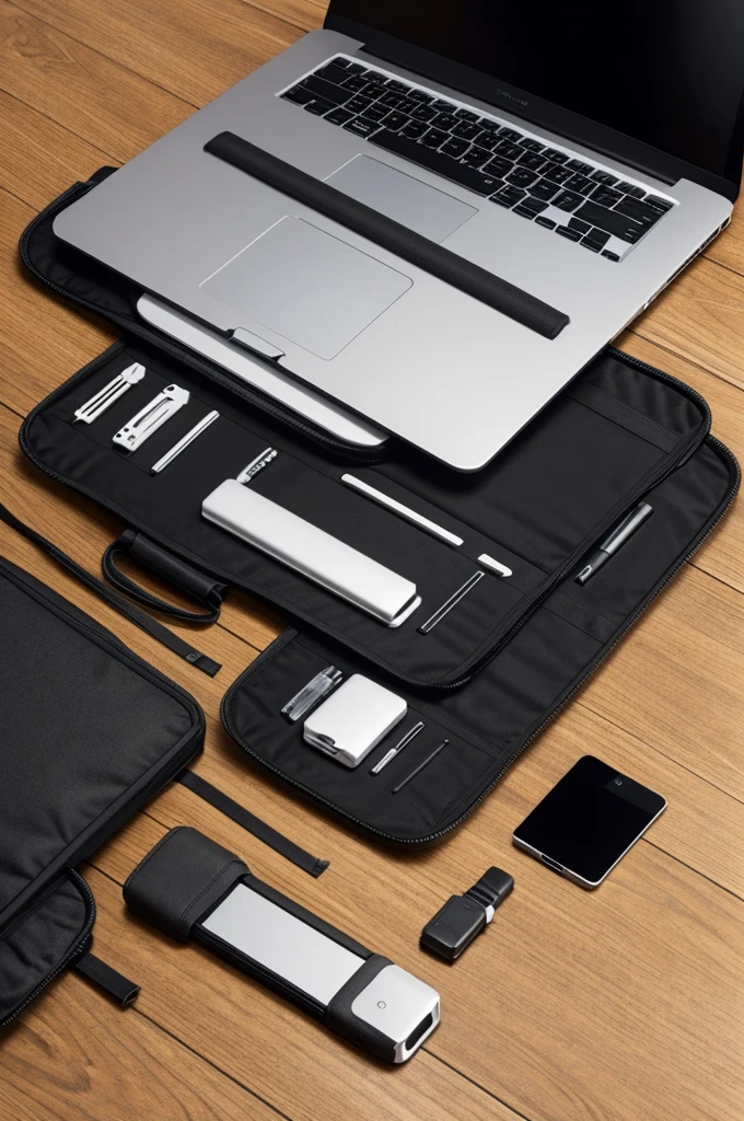 A multifunctional kit with levels, for laptop, that can correct posture and does not damage the spine 