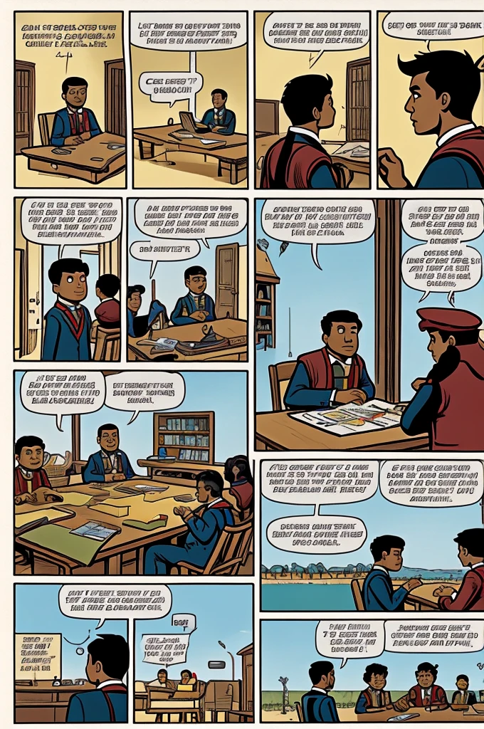 Make a comic about decolonization