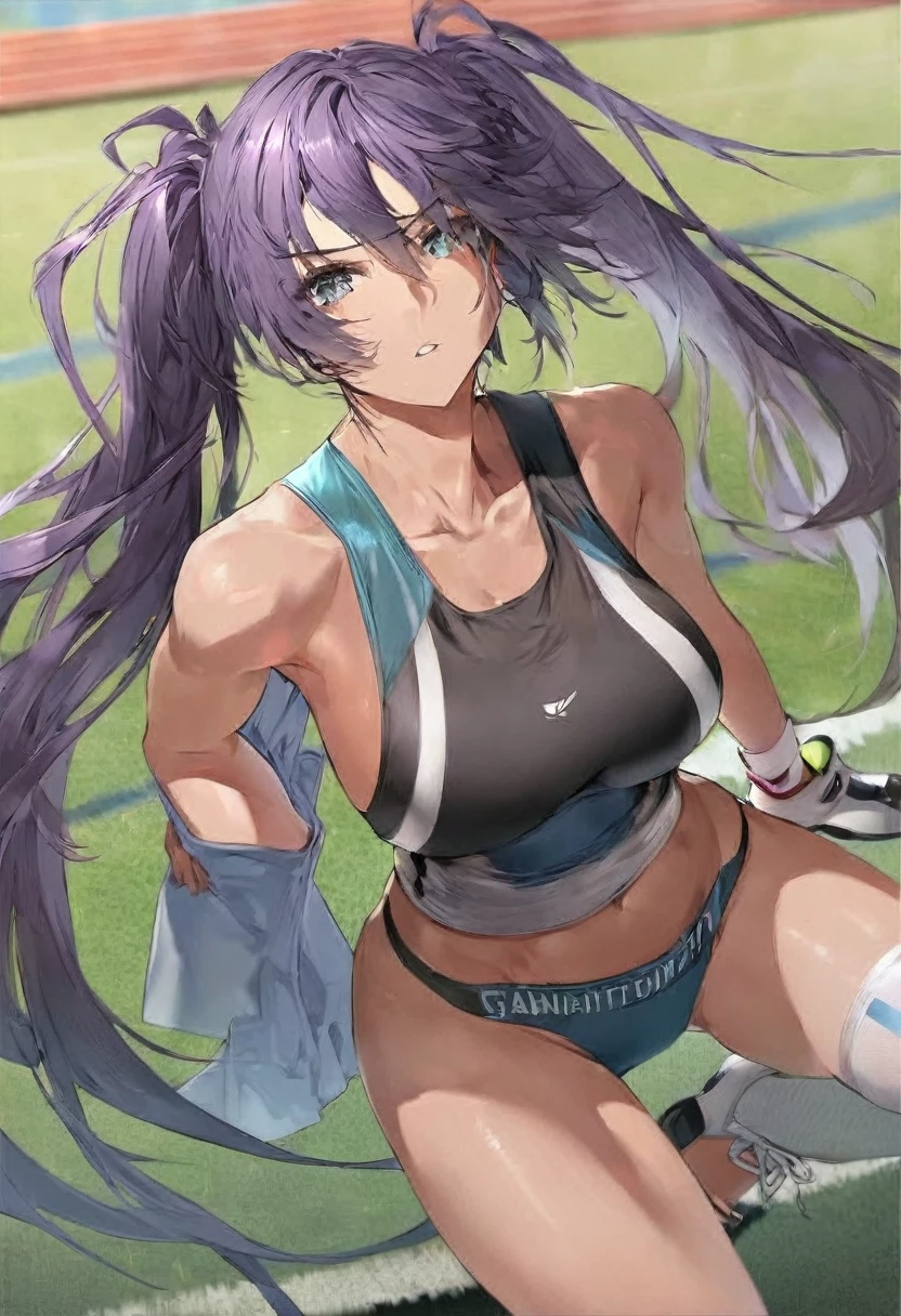Anime girl athletes