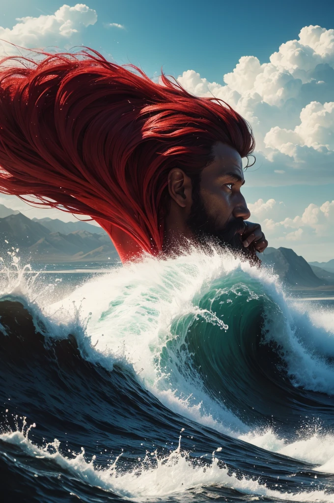Moses opening the red sea