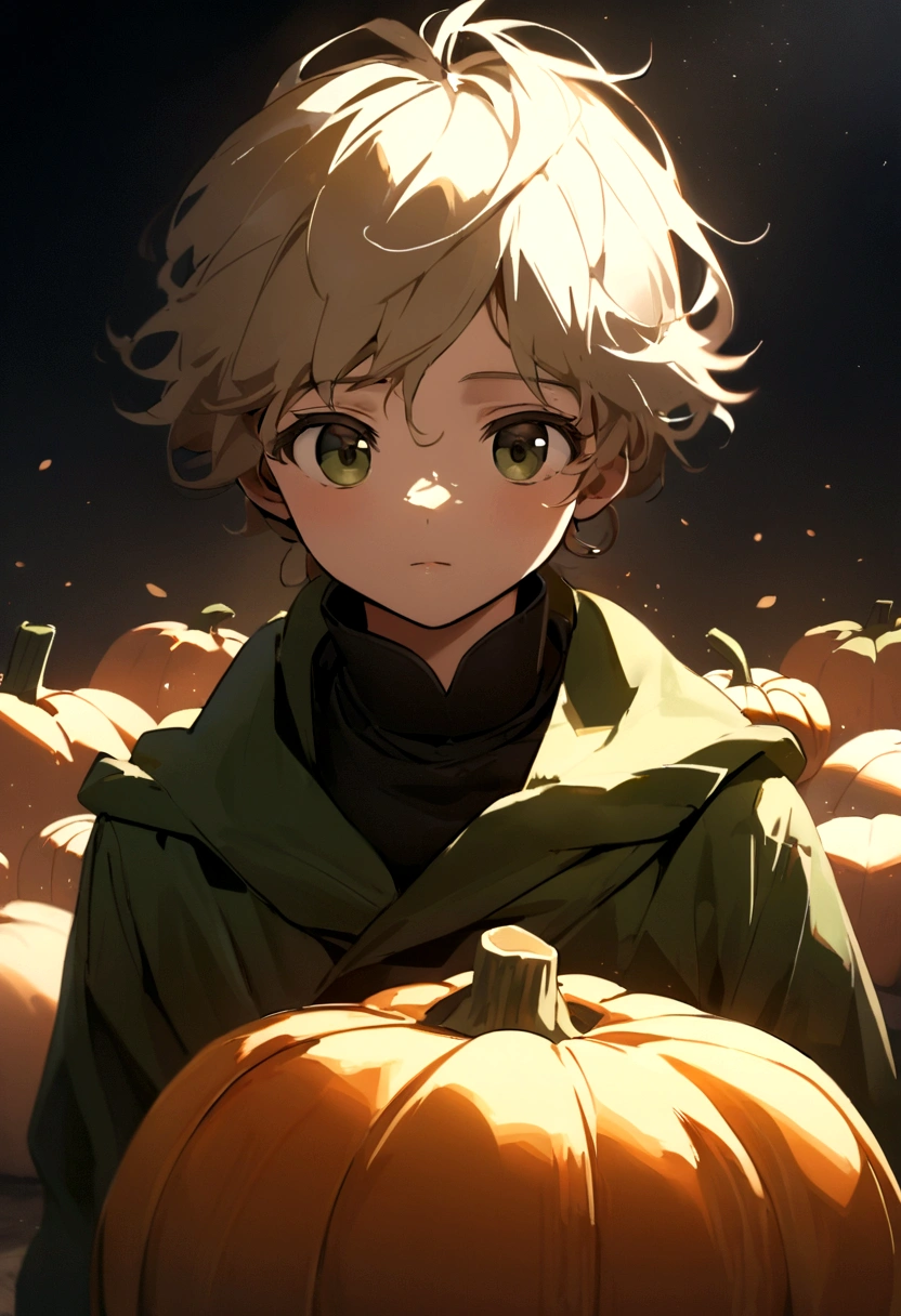Show the meaning the people know that this is PUMPKIN SEED PROTEIN, making actor looks as a agriculturer, making pumpkin seed is main evidently