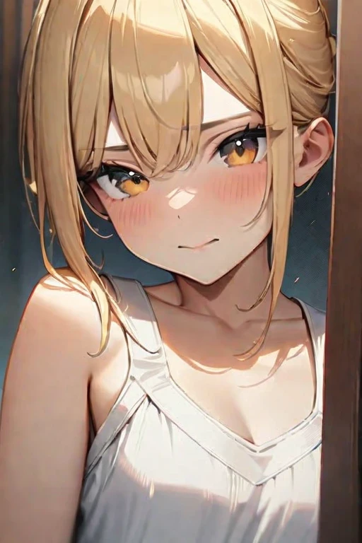 ((Best quality)), ((masterpiece)), (detailed), cute blonde girl