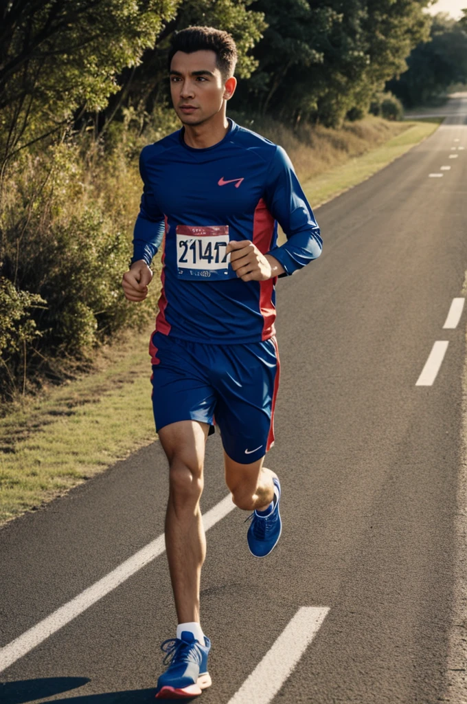make a person running