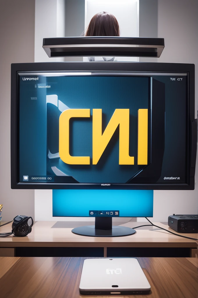 Create a logo with the name Conect Tv