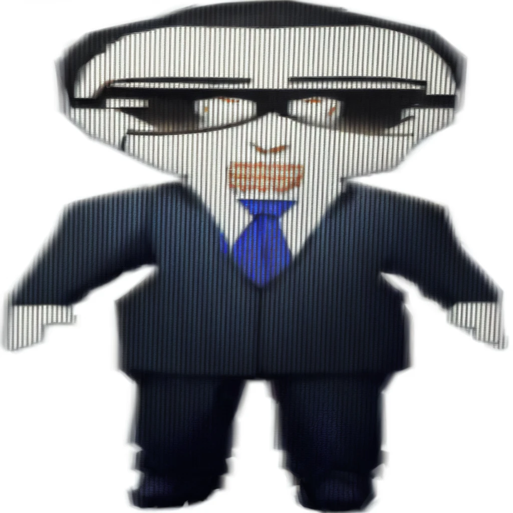 a close up of a cartoon character Wear a suit and tie, 他Wearing a suit, Donald Trump Fortnite Skin, Donald Trump full body detail, Wearing a suit, Animatronic Mark Zuckerberg, Full body mascot, Wear a suit and tie, Wear a suit and tie, Wear a suit and tie, anime joe biden, Joe Biden plays the role of Jojo