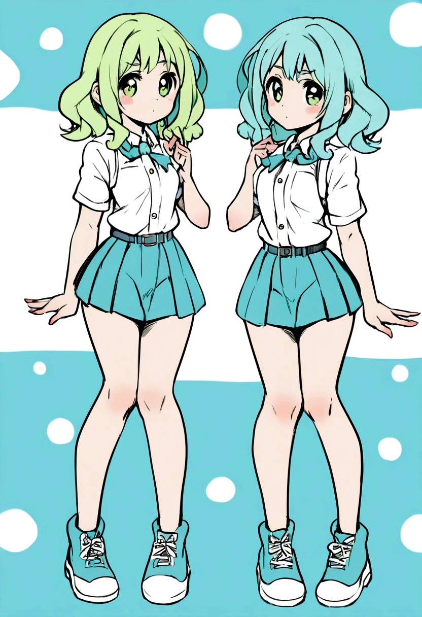 1 girl,full body,in manga style 