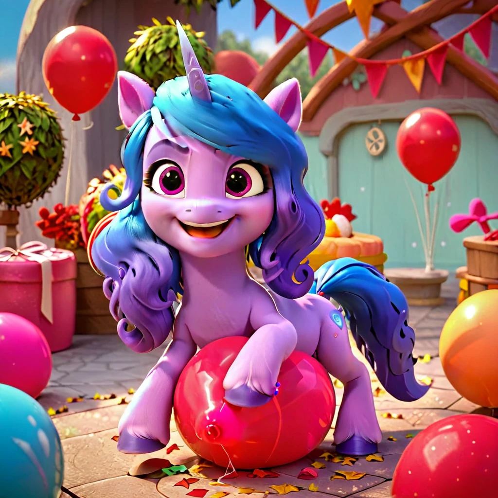score_9, score_8_up, score_7_up, score_6_up, score_5_up, score_4_up,
female, Izzy Moonbow, solo, looner, nonpop, balloon nonpop, detailed background, party, selfie, fanservice, plot, balloon fetish, balloon support, 3d, hd, 4k, solo,
safe, rating safe,
spread legs, plot, blowing up balloons, balloon blowing, wide hips, arched back, overinflated balloon, tight balloon, necked balloon, translucent balloon, white star print on balloon, balloon inflation, bouncing, squeaking, noisy, loud,
My Little Pony: Make Your Mark, My Little Pony: A New Generation, cinematic, dynamic angle, depth of field, bloom, subsurface scattering